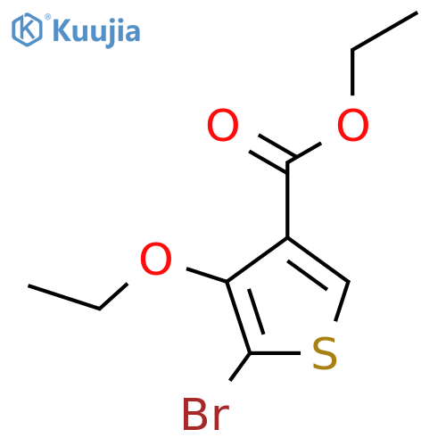 Ethyl 5-bromo-4-ethoxythiophene-3-carboxylate structure