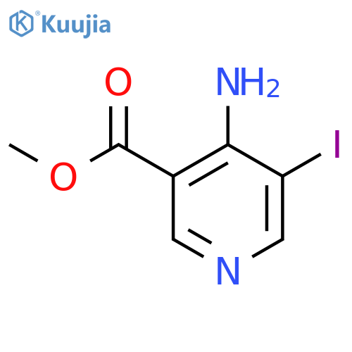 Methyl 4-amino-5-iodonicotinate structure