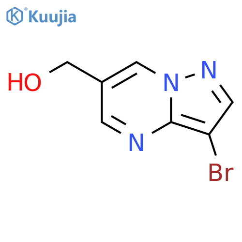 {3-bromopyrazolo[1,5-a]pyrimidin-6-yl}methanol structure