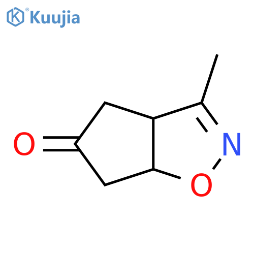 3-METHYL-6,6A-DIHYDRO-3AH-CYCLOPENTA[D]ISOXAZOL-5(4H)-ONE structure