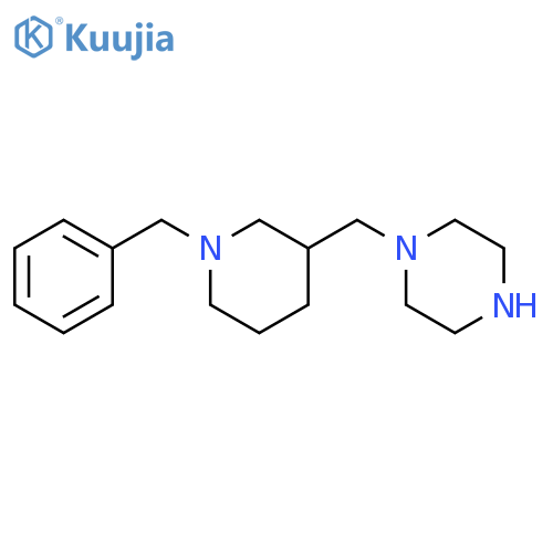 Piperazine, 1-[[1-(phenylmethyl)-3-piperidinyl]methyl]- structure