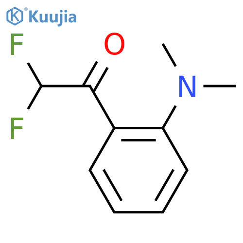 1-(2-Dimethylamino-phenyl)-2,2-difluoro-ethanone structure