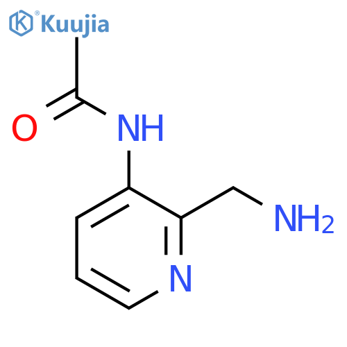N-(2-(Aminomethyl)pyridin-3-yl)acetamide structure