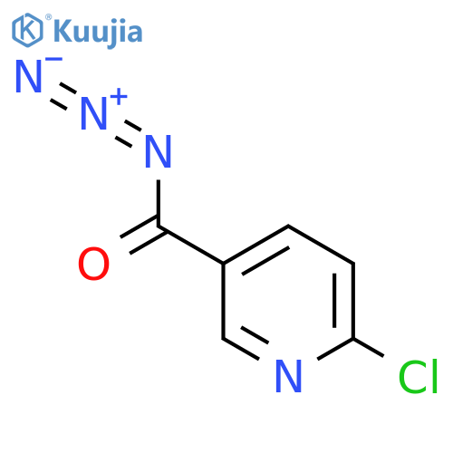 6-Chloropyridine-3-carbonyl azide structure