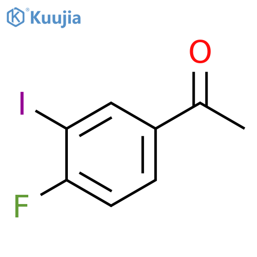 1-(4-fluoro-3-iodophenyl)ethan-1-one structure