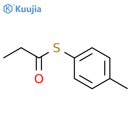 Propanethioic acid,S-(4-methylphenyl) ester structure