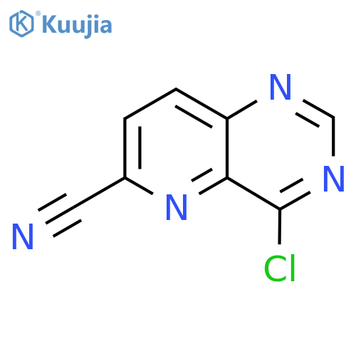 4-Chloropyrido[3,2-d]pyrimidine-6-carbonitrile structure
