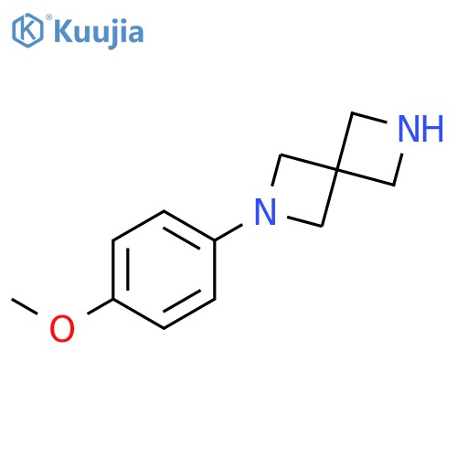2-(4-Methoxyphenyl)-2,6-diazaspiro[3.3]heptane structure
