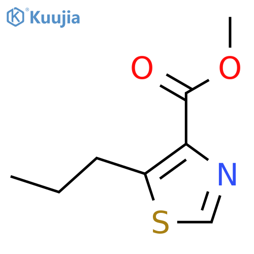 Methyl 5-propylthiazole-4-carboxylate structure