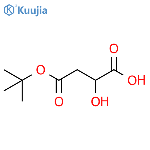 Butanedioic acid, 2-hydroxy-, 4-(1,1-dimethylethyl) ester structure
