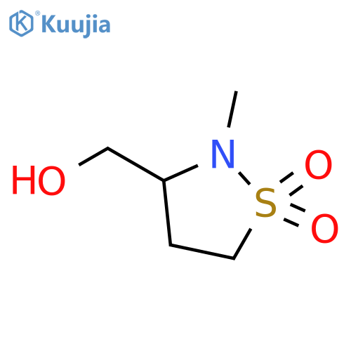 3-Isothiazolidinemethanol, 2-methyl-, 1,1-dioxide structure