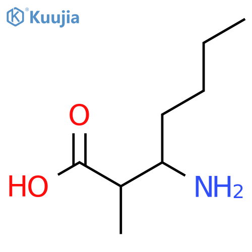 3-Amino-2-methylheptanoic acid structure