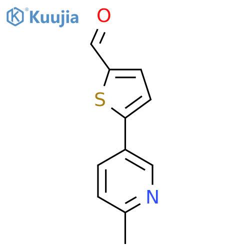 5-(6-Methylpyridin-3-yl)thiophene-2-carbaldehyde structure