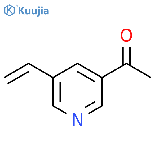 Ethanone, 1-(5-ethenyl-3-pyridinyl)- structure