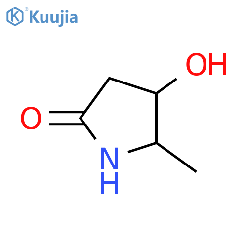 2-Pyrrolidinone, 4-hydroxy-5-methyl- structure