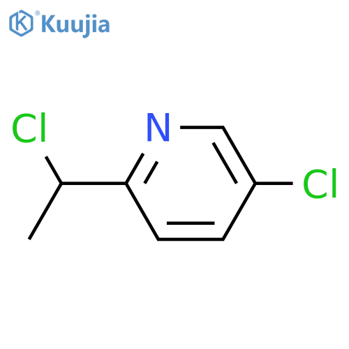 5-Chloro-2-(1-chloroethyl)pyridine structure