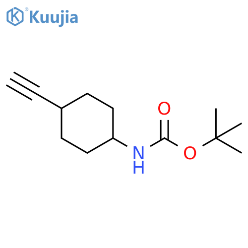 tert-butyl N-(4-ethynylcyclohexyl)carbamate structure