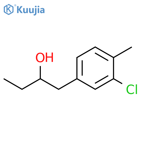 1-(3-Chloro-4-methylphenyl)-2-butanol structure