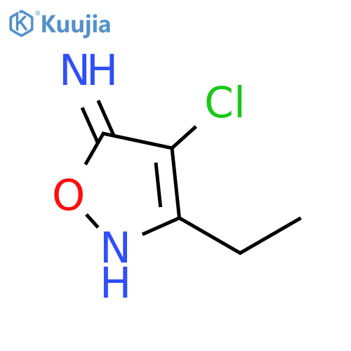 4-chloro-3-ethyl-2,5-dihydro-1,2-oxazol-5-imine structure