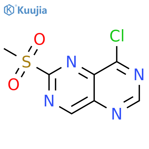 Pyrimido[5,4-d]pyrimidine, 8-chloro-2-(methylsulfonyl)- structure