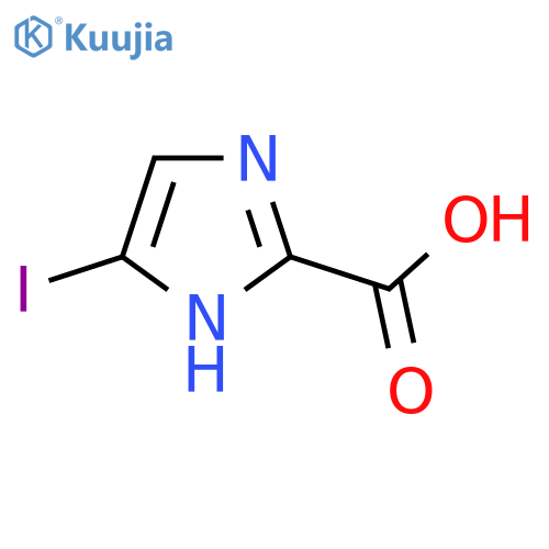 4-Iodo-1H-imidazole-2-carboxylic acid structure
