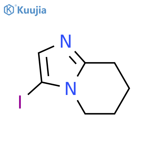 3-iodo-5,6,7,8-tetrahydroimidazo[1,2-a]pyridine structure