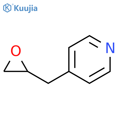 4-[(oxiran-2-yl)methyl]pyridine structure