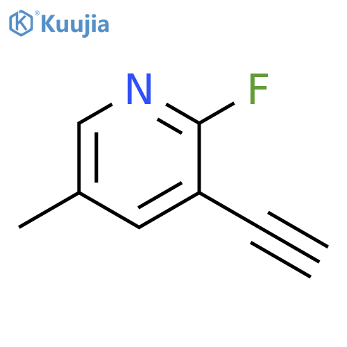 3-ETHYNYL-2-FLUORO-5-METHYLPYRIDINE structure