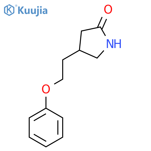 4-(2-Phenoxyethyl)pyrrolidin-2-one structure