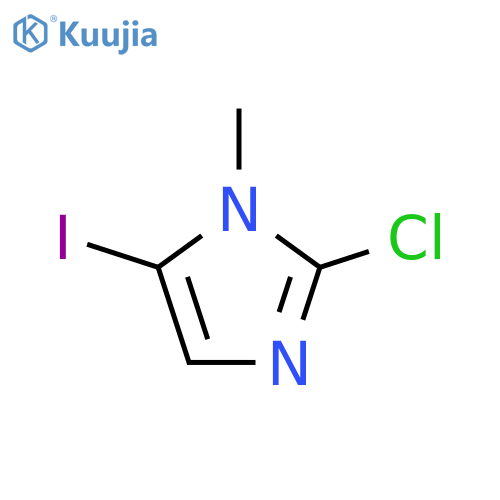 1H-Imidazole, 2-chloro-5-iodo-1-methyl- structure
