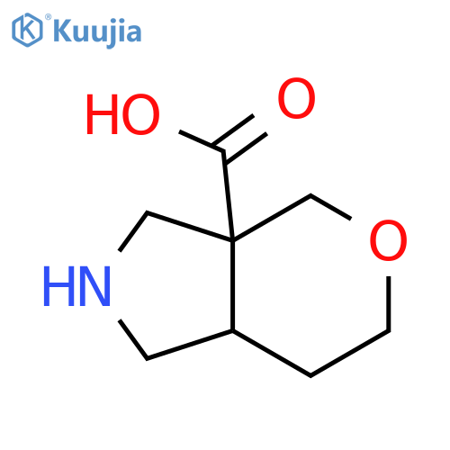 Pyrano[3,4-c]pyrrole-3a(4H)-carboxylic acid, hexahydro- structure