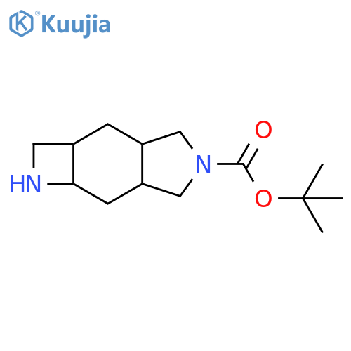 5H-Azeto[2,3-f]isoindole-5-carboxylic acid, decahydro-, 1,1-dimethylethyl ester structure
