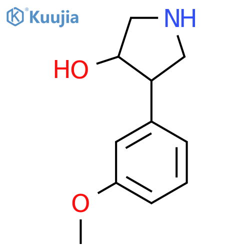 4-(3-Methoxyphenyl)pyrrolidin-3-ol structure