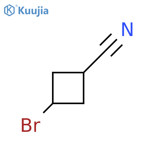 3-Bromocyclobutanecarbonitrile structure