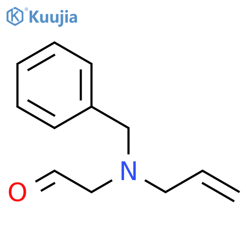 Acetaldehyde, 2-[(phenylmethyl)-2-propen-1-ylamino]- structure