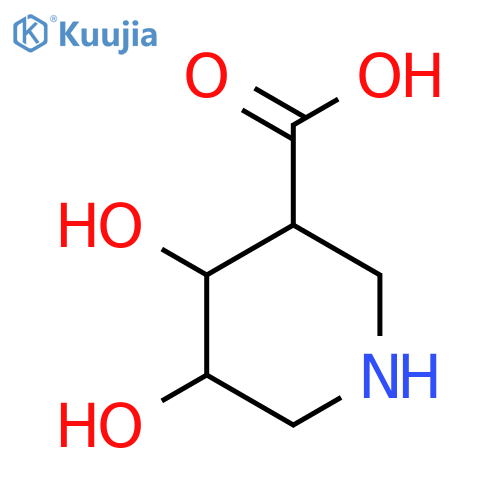 4,5-Dihydroxypiperidine-3-carboxylic acid structure