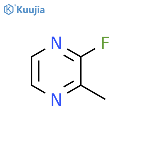 Pyrazine, 2-fluoro-3-methyl- structure
