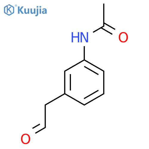 N-[3-(2-oxoethyl)phenyl]acetamide structure