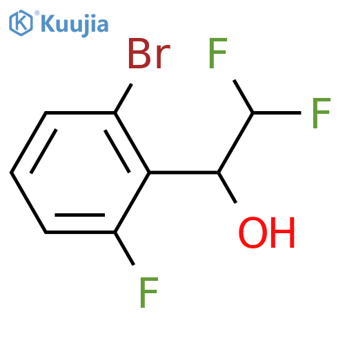 2-Bromo-α-(difluoromethyl)-6-fluorobenzenemethanol structure