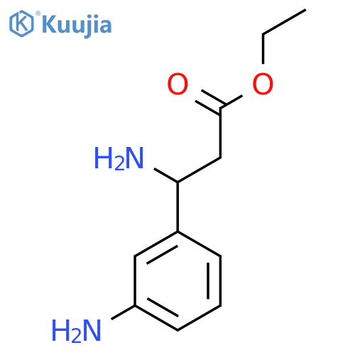 Ethyl 3-amino-3-(3-aminophenyl)propanoate structure