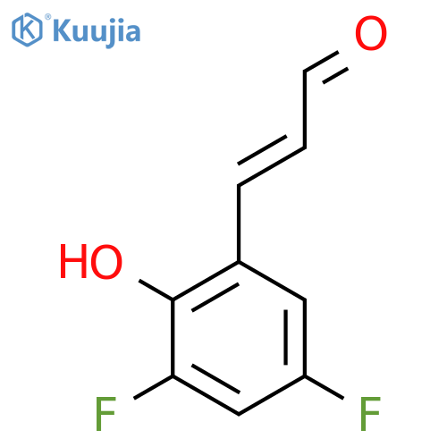 3-(3,5-Difluoro-2-hydroxyphenyl)prop-2-enal structure