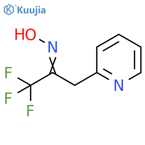 N-[1,1,1-Trifluoro-3-(pyridin-2-yl)propan-2-ylidene]hydroxylamine structure