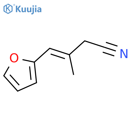 4-(Furan-2-yl)-3-methylbut-3-enenitrile structure