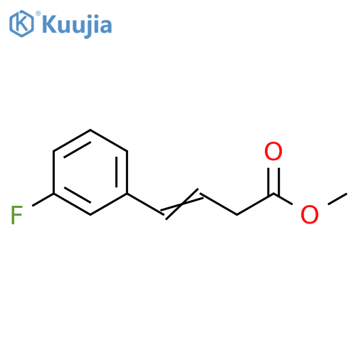 (E)-methyl 4-(3-fluorophenyl)but-3-enoate structure