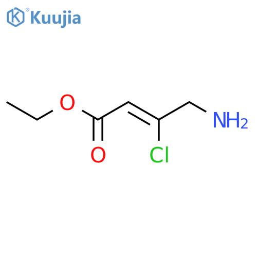 ethyl (2Z)-4-amino-3-chlorobut-2-enoate structure