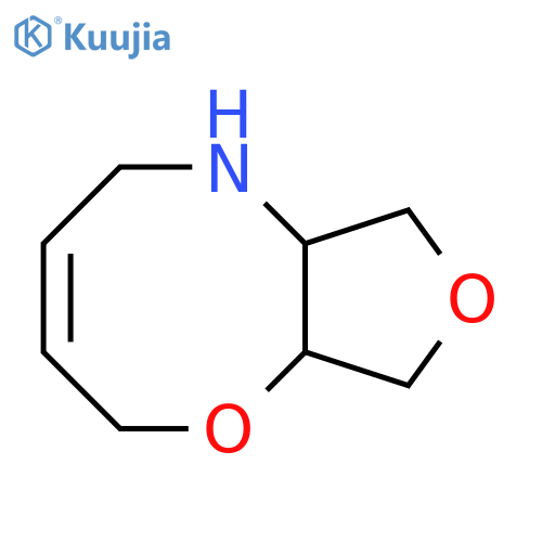 2H-Furo[3,4-b][1,4]oxazocine, 5,6,6a,7,9,9a-hexahydro- structure