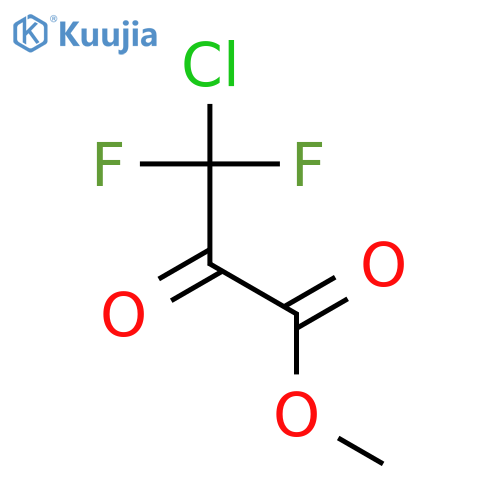 Propanoic acid, 3-chloro-3,3-difluoro-2-oxo-, methyl ester structure