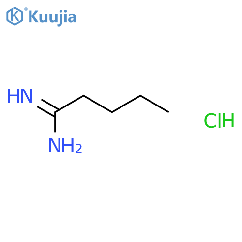 Pentanimidamide Hydrochloride structure