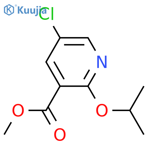 Methyl 5-chloro-2-(propan-2-yloxy)pyridine-3-carboxylate structure
