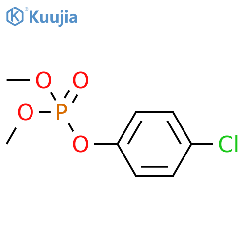 Phosphoric acid, 4-chlorophenyl dimethyl ester structure